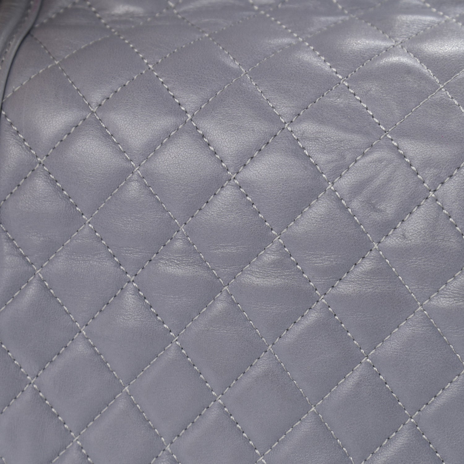 Chanel Lambskin Quilted Large Boy Flap Grey 11 of 15