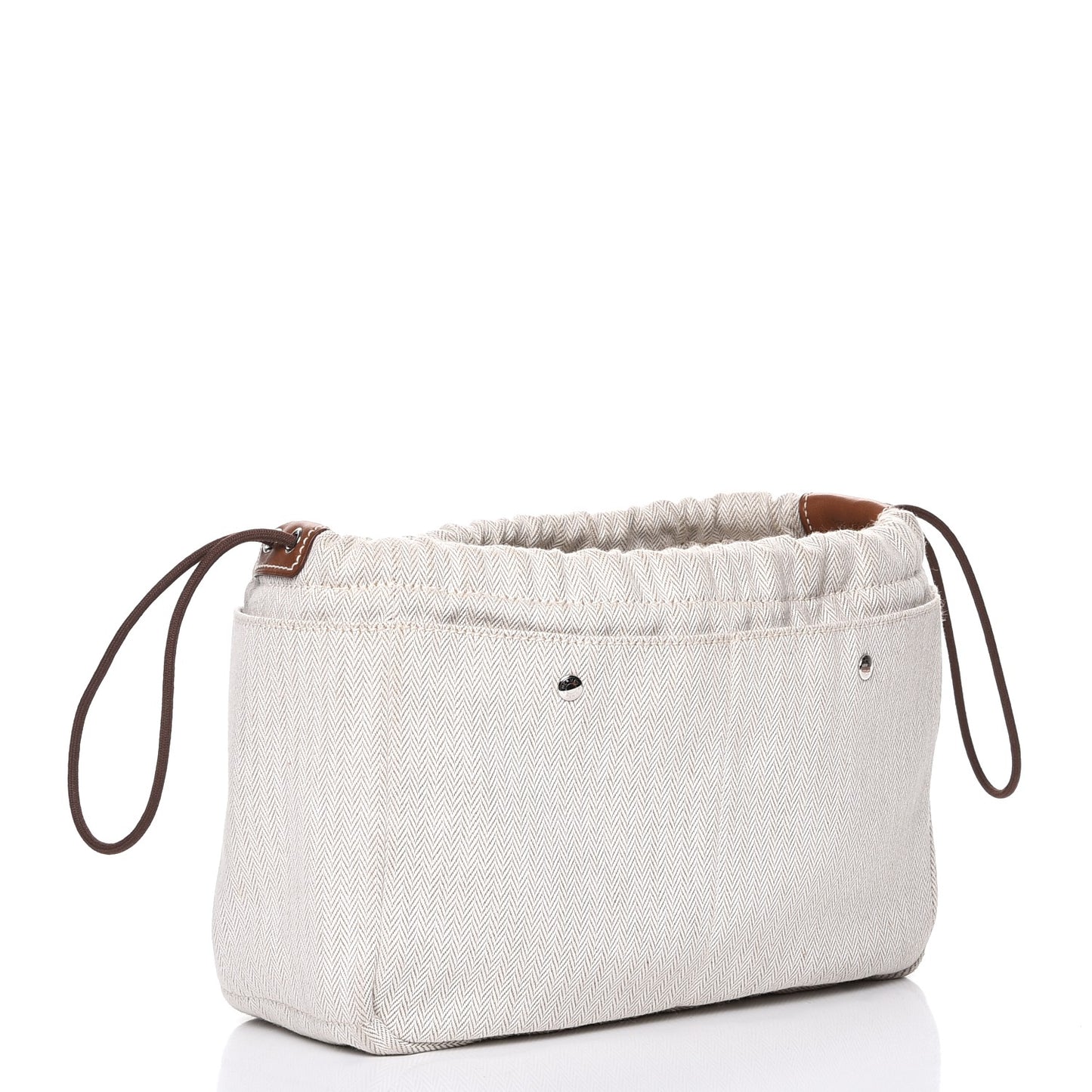Canvas Barenia Fourbi 25 MM Pouch Naturel Fauve