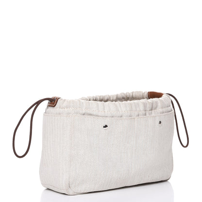 Hermes Canvas Barenia Fourbi 25 MM Pouch Naturel Fauve 3 of 6