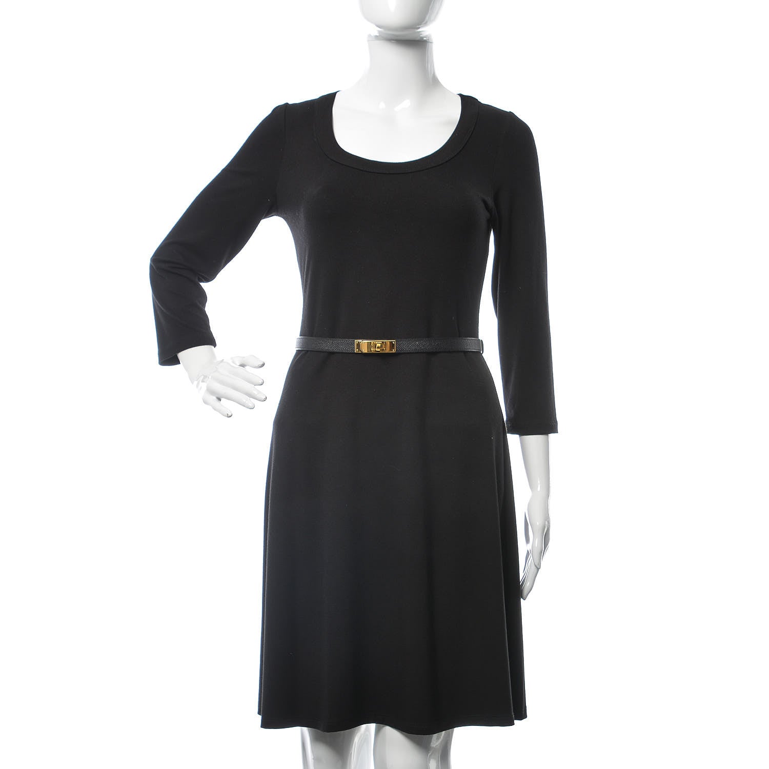 Hermes Epsom Kelly Belt Black 2 of 6