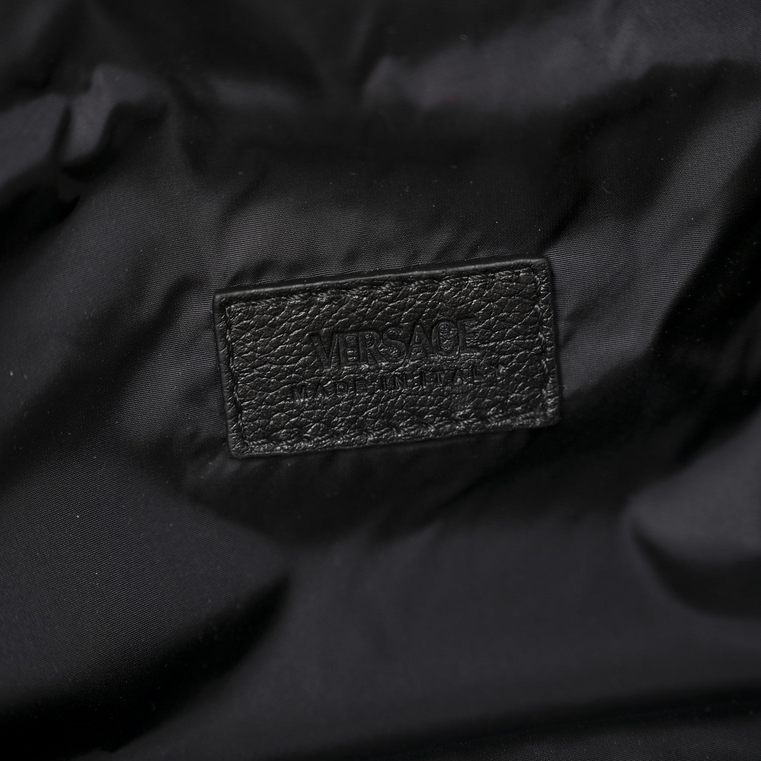 Versace Grained Calfskin Vanitas Medea Belt Bag Black 6 of 13