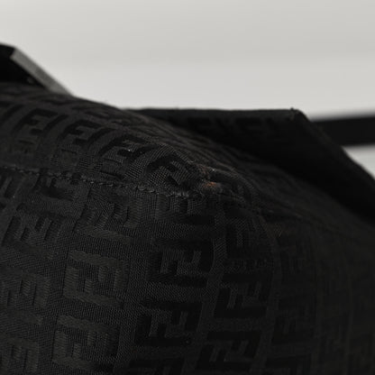 Fendi Zucchino Mama Baguette Black 10 of 14