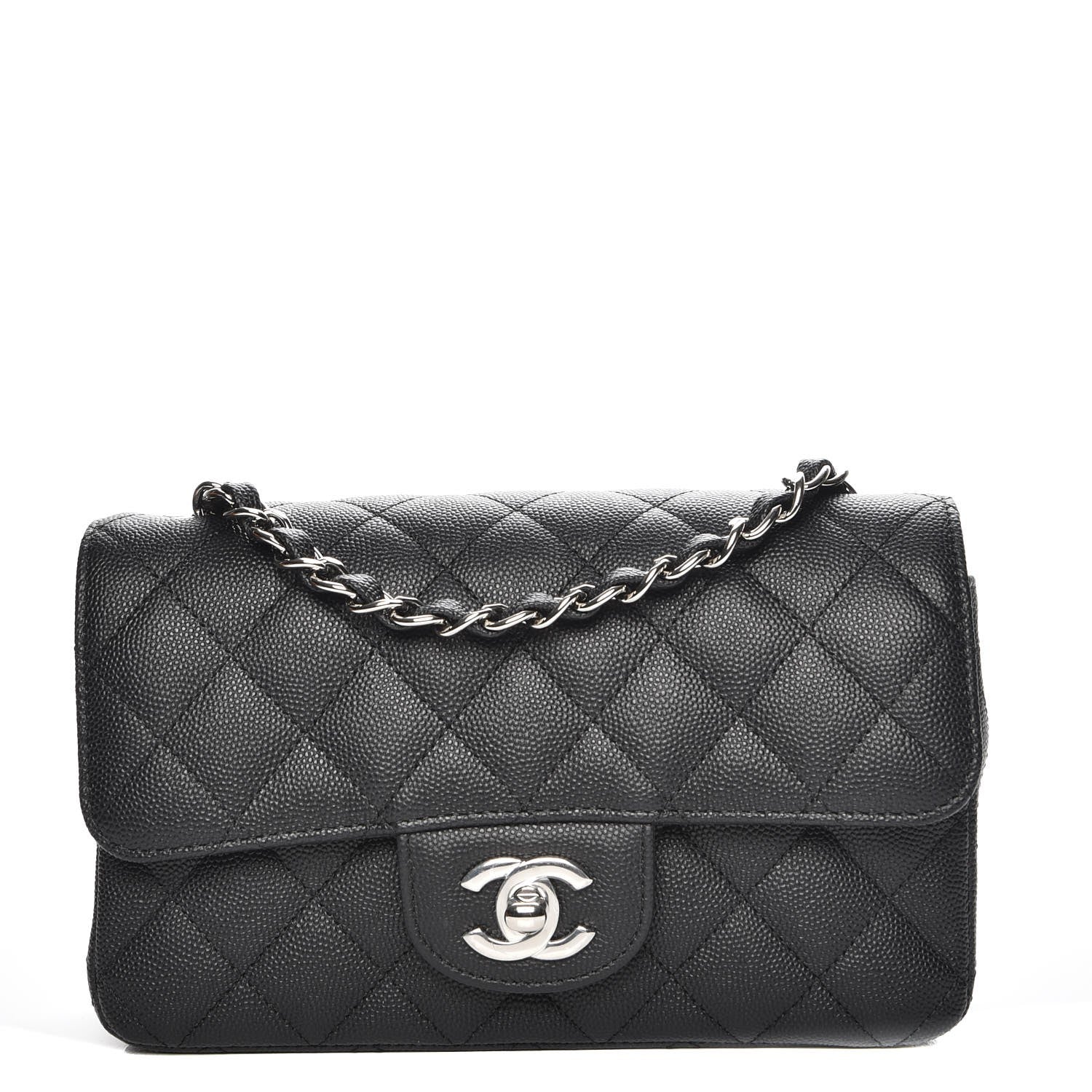 Chanel Caviar Quilted Mini Rectangular Flap Black 1 of 8