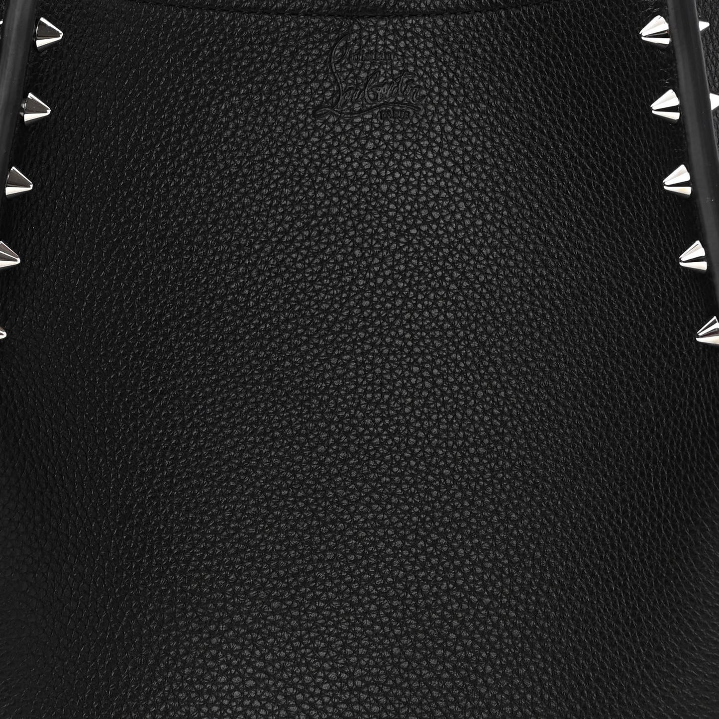 Calfskin Spiked Large Cabarock Shopper Tote Black