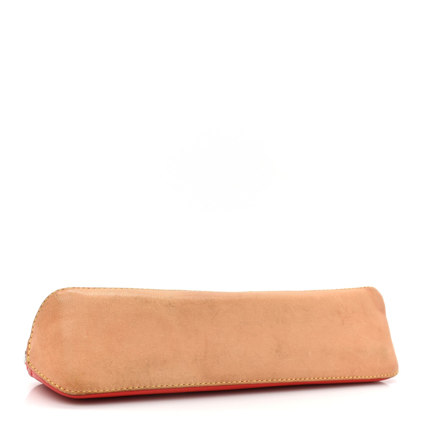 Monogram Elizabeth Pencil Pouch Red