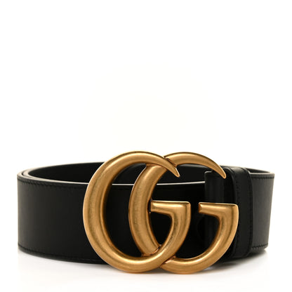 Gucci Calfskin Double G 40mm Belt 80 32 Black 1 of 4