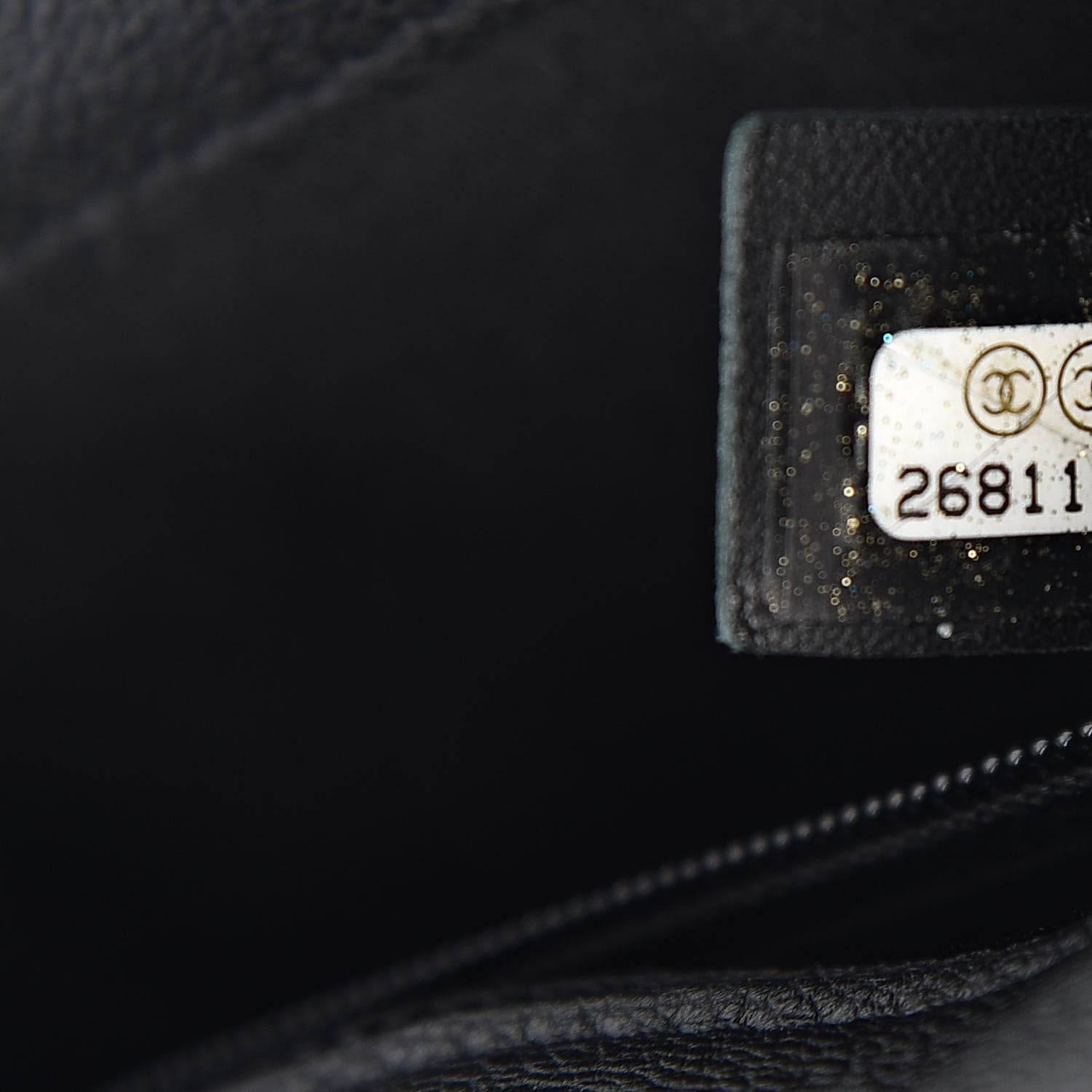 Chanel Grained Calfskin Quilted Messenger Flap Black 7 of 10