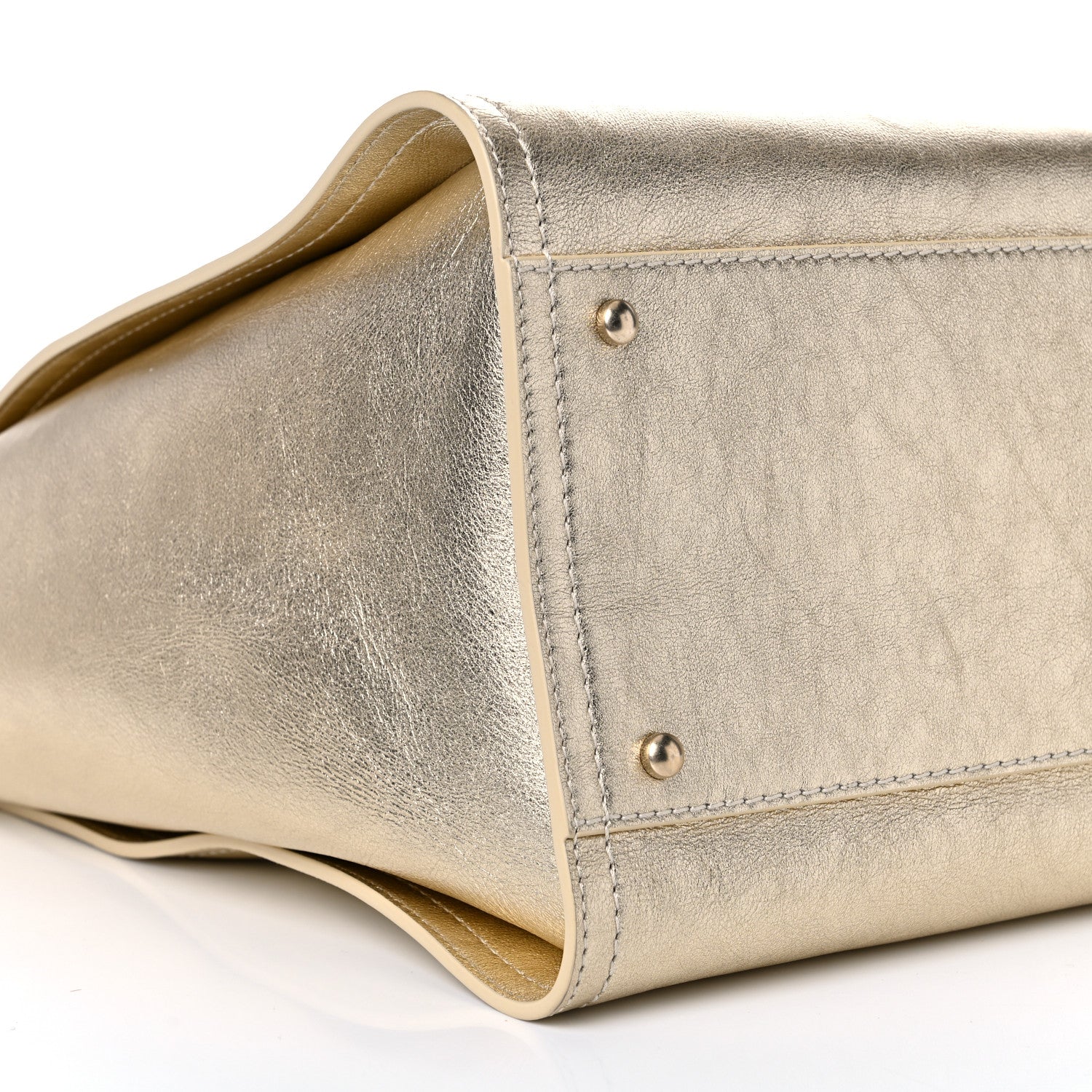 Chanel Metallic Calfskin Medium Deauville Tote Gold 9 of 13