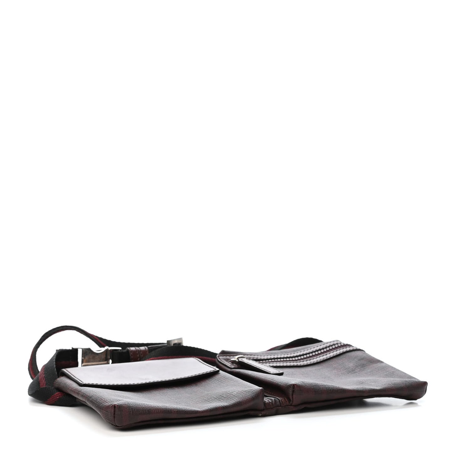 Zucca Spalmati Belt Bag Bordeaux Bulgaro