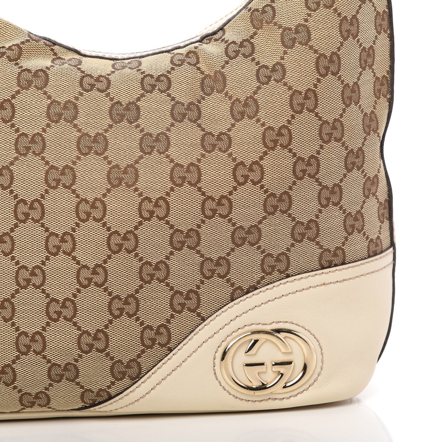 Monogram Medium New Britt Hobo Off White