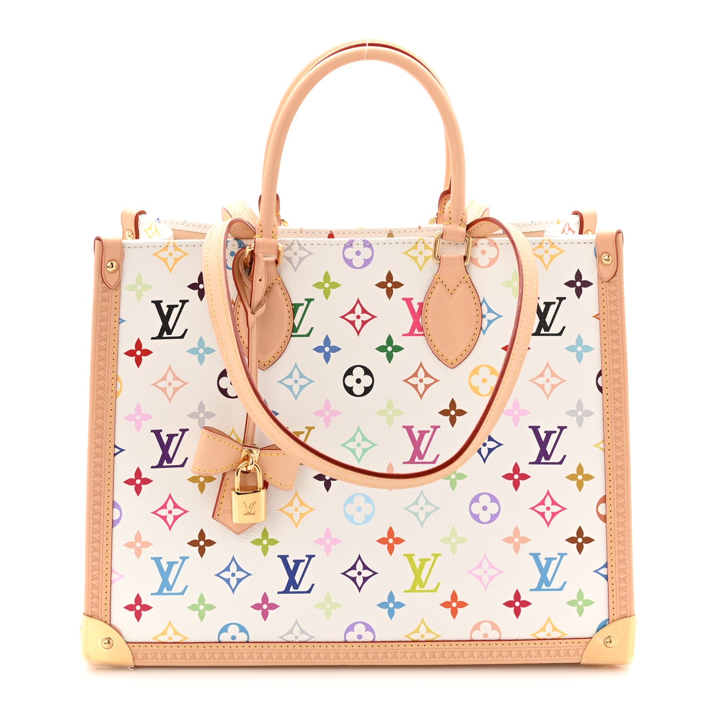 LV X TM Monogram Multicolor Onthego MM White