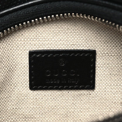 Gucci Calfskin GG Tennis Embossed Belt Bag Black 6 of 10