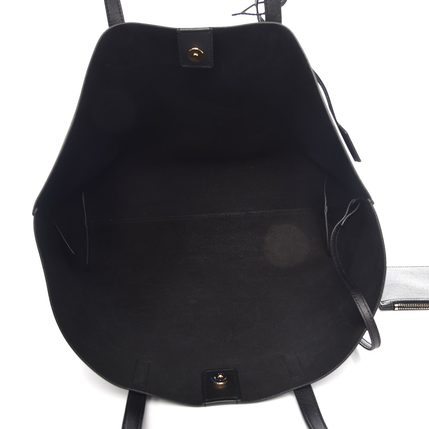 Saint Laurent Calfskin Large Shopping Tote Black 6 of 11