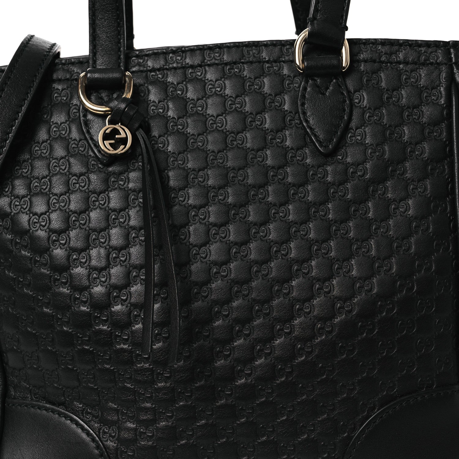 Gucci Microguccissima Small Bree Tote Black 8 of 13