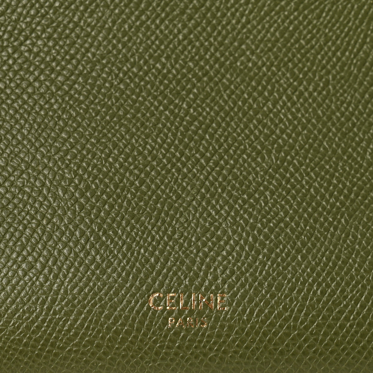 Celine Grained Calfskin Micro Belt Bag Army Green 5 of 10