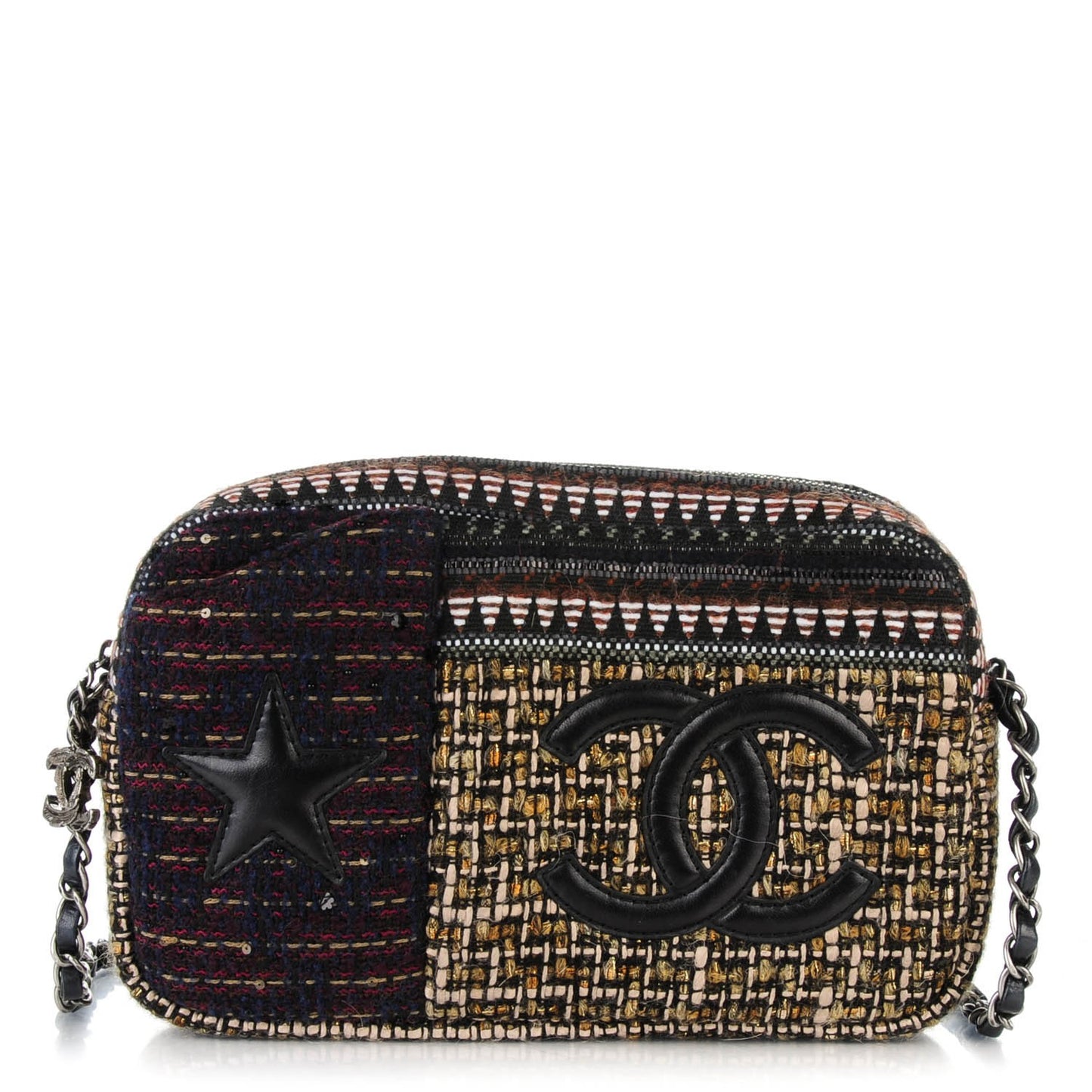 Tweed Quilted Paris Dallas CC Camera Case