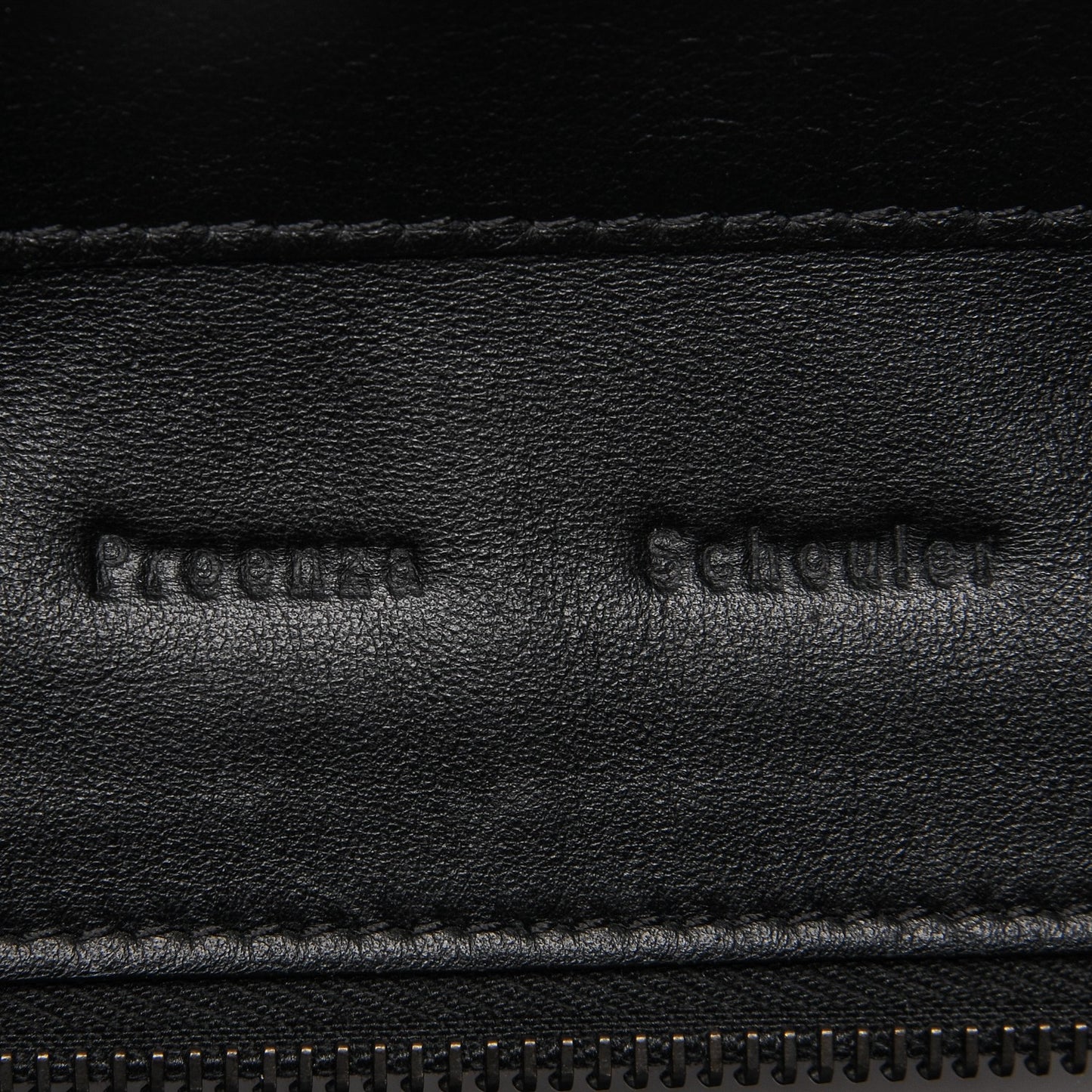 Python Calfskin Small PS11 Tote Black