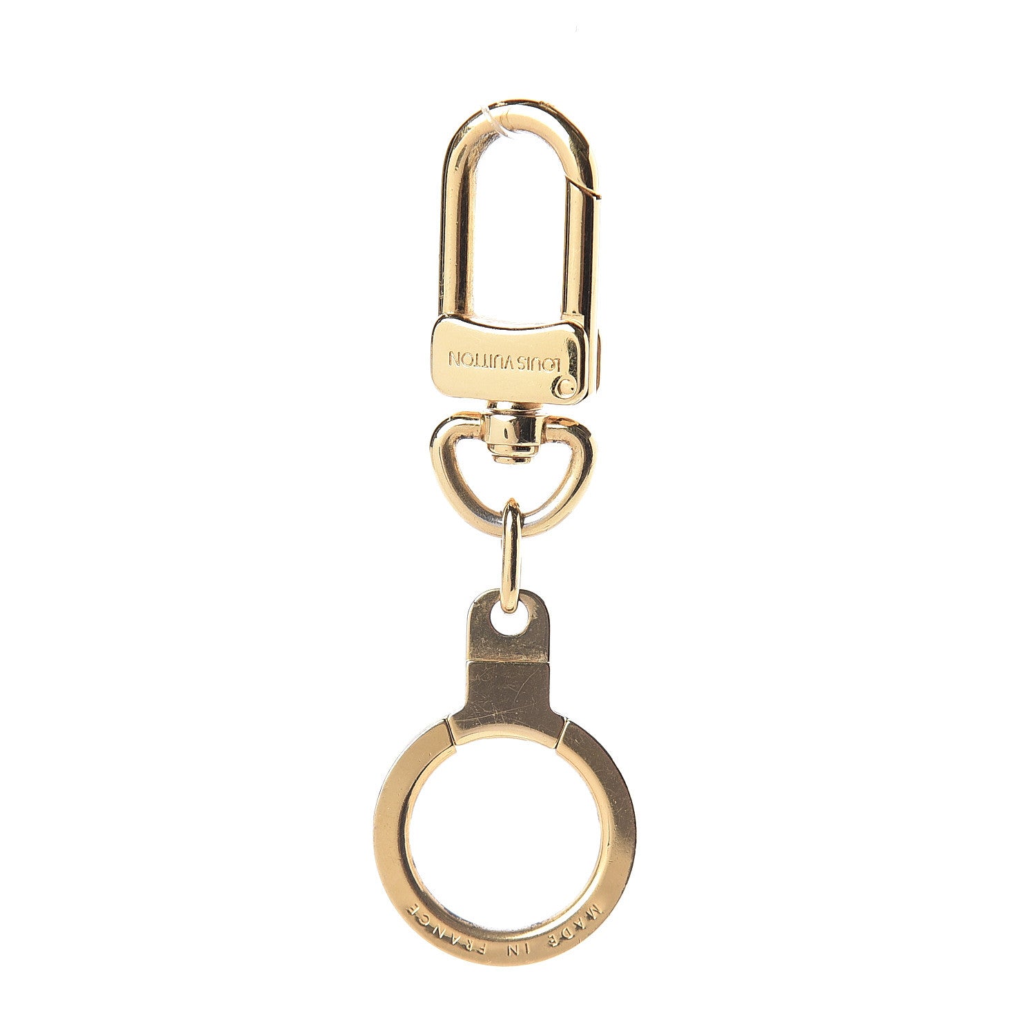 Louis Vuitton Pochette Extender Key Ring Gold 1 of 2