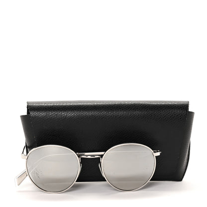 Celine Metal Round Sunglasses CL40100U Silver 8 of 8