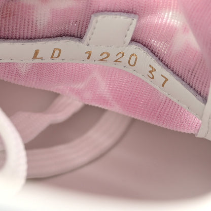 Louis Vuitton Technical Fabric Calfskin Monogram Stellar Sneakers 37 Pink 6 of 7