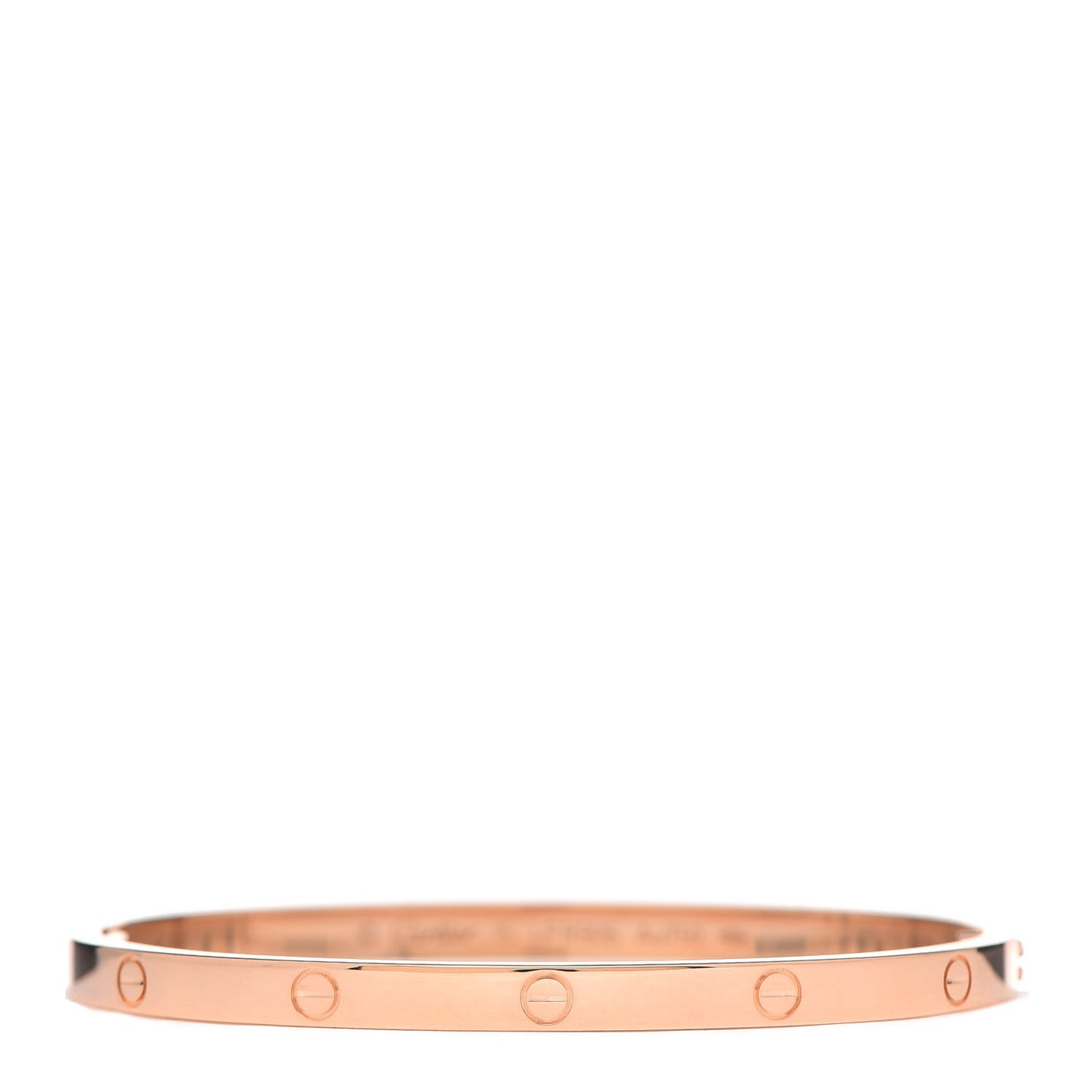 18K Pink Gold Small LOVE Bracelet 15