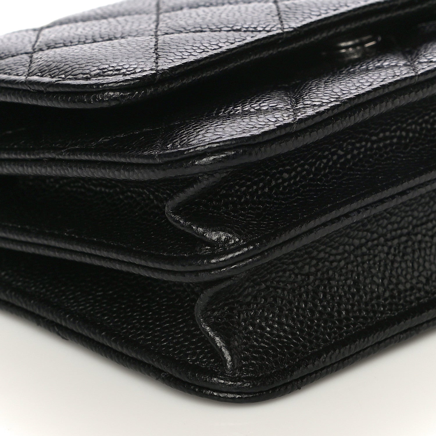 Chanel Caviar Quilted Mini Wallet On Chain WOC Black 9 of 11