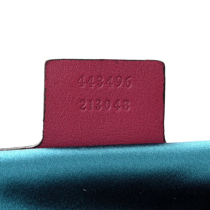 Gucci Velvet Matelasse Blind for Love Embroidered Medium GG Marmont Shoulder Bag Light Raspberry Rose Multicolor 7 of 10