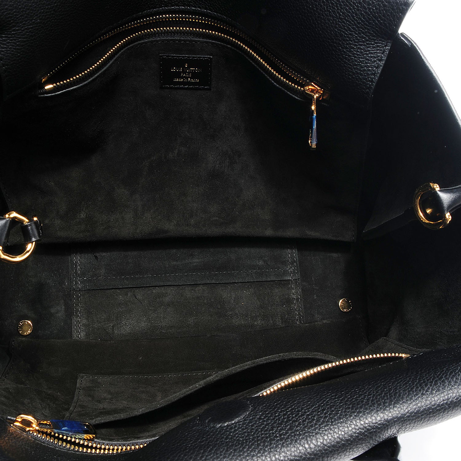 Louis Vuitton Veau Cachemire Tote W PM Black 6 of 8