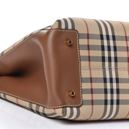 Burberry Horseferry Check Medium Ballingdon Tote Honey Tan 9 of 10