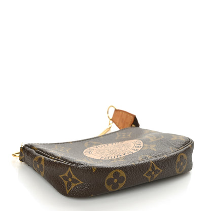 Louis Vuitton Monogram Complice Trunks and Bags Mini Pochette Accessories Beige 4 of 6