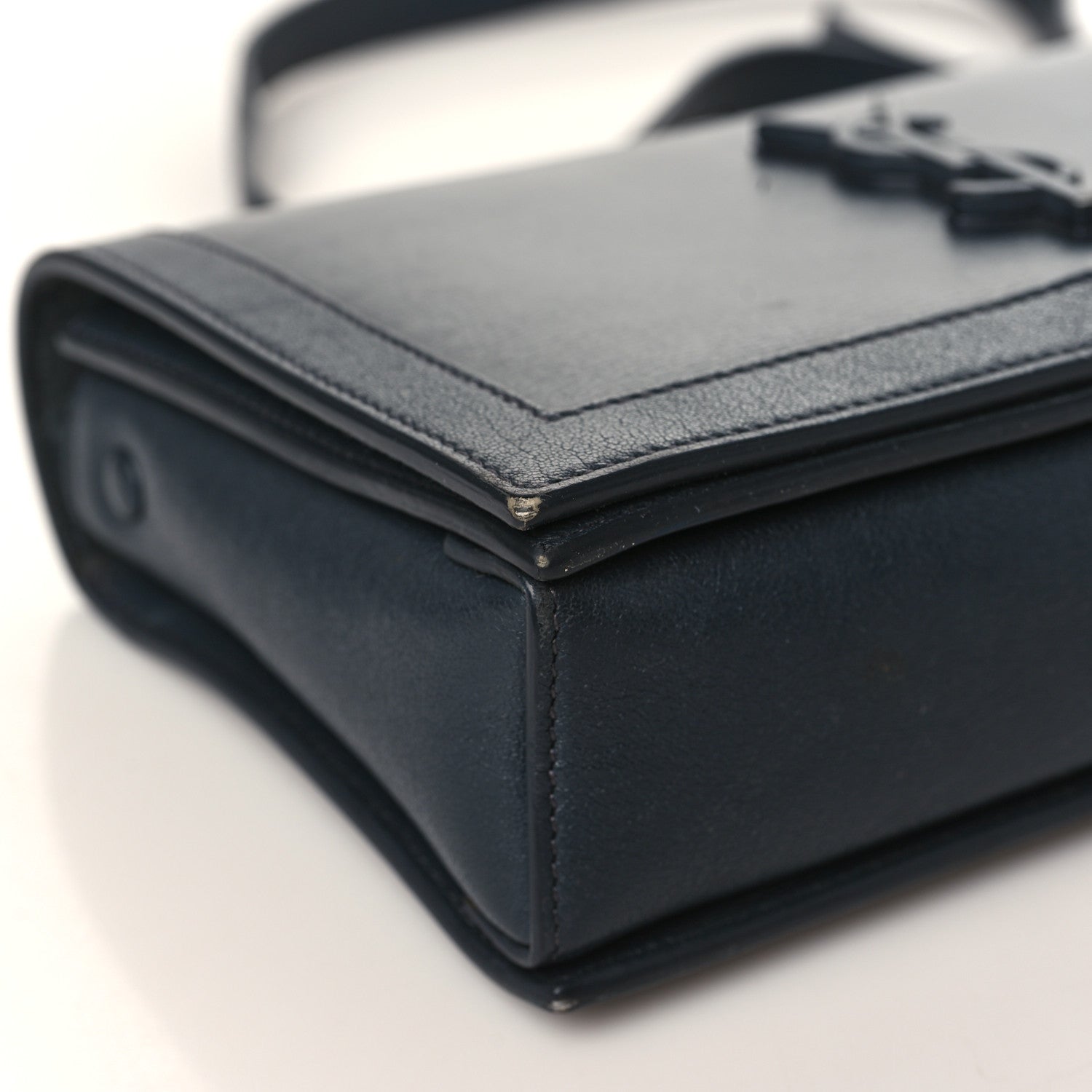 Saint Laurent Calfskin Monogram Book Bag Dark Smog 8 of 9