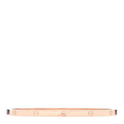 Cartier 18K Pink Gold Small LOVE Bracelet 19 2 of 5