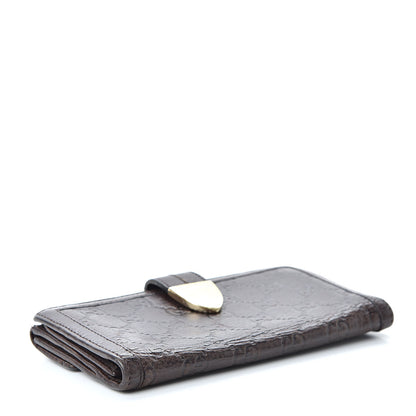 Gucci Guccissima Signoria Continental Wallet Dark Brown 4 of 15