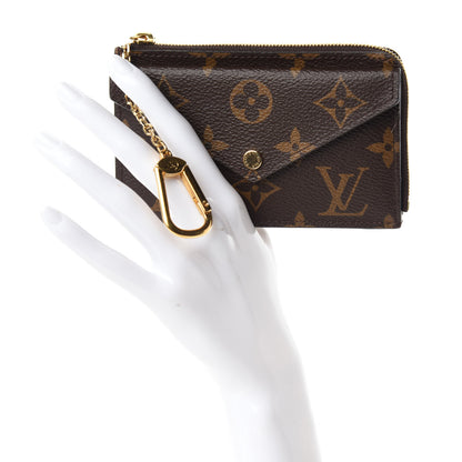 Louis Vuitton Monogram Recto Verso Card Holder Black 2 of 7