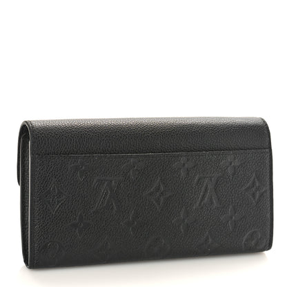 Louis Vuitton Empreinte Sarah Wallet NM Black 3 of 9