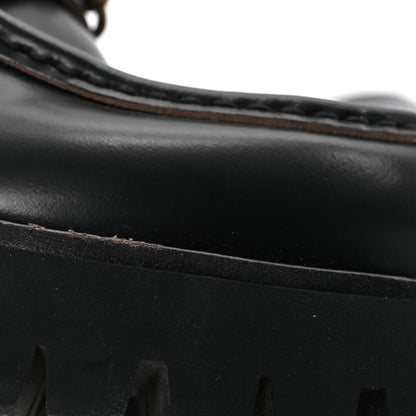 Gucci Cordovan Lux Womens Harald Horsebit 25mm Platform Boots 39.5 Black 12 of 12