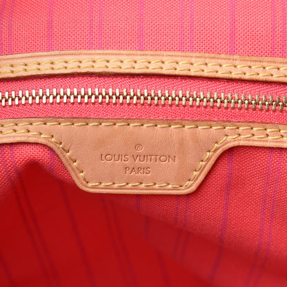 Louis Vuitton Damier Azur Delightful MM Pink 6 of 11