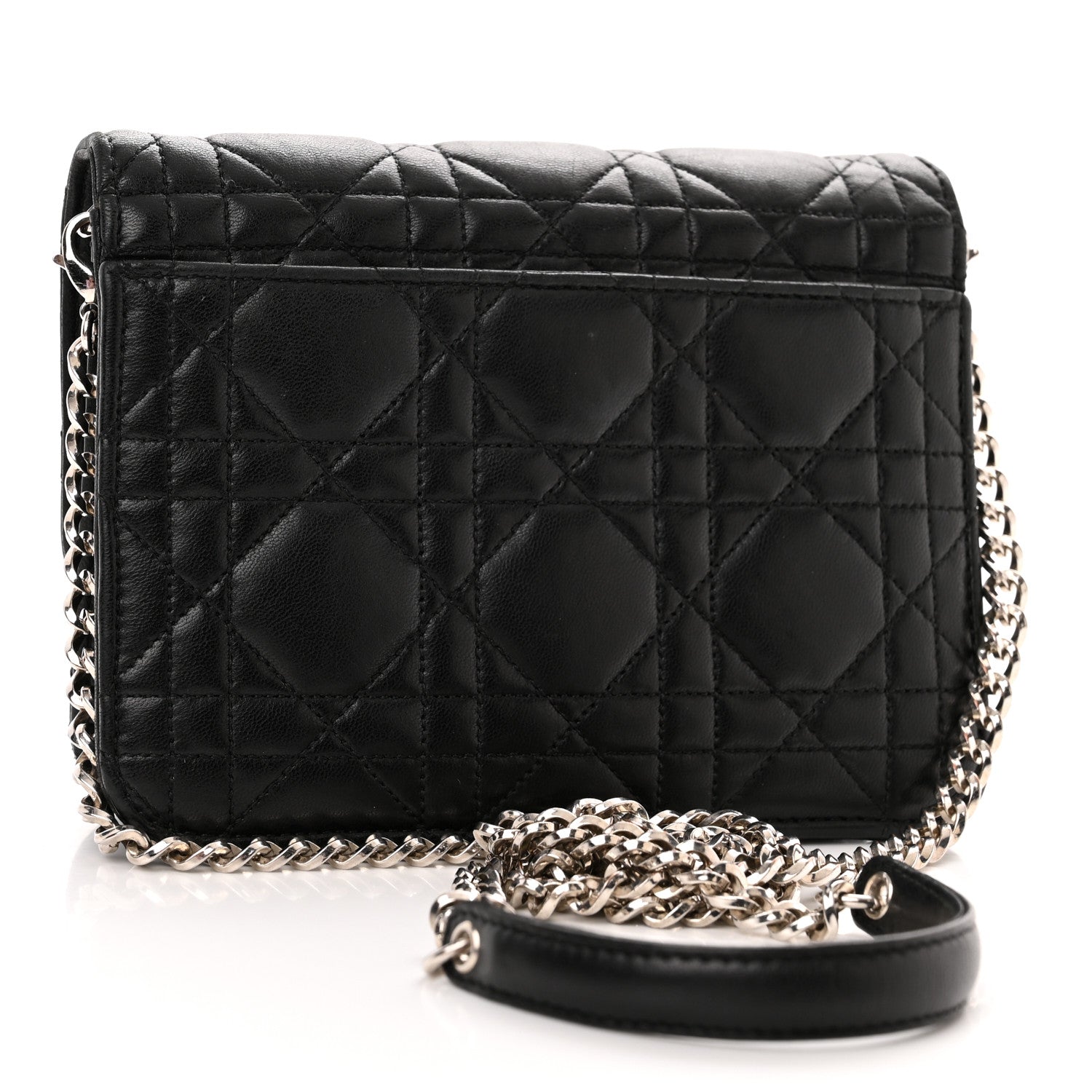 Christian Dior Lambskin Cannage Mini Miss Dior Flap Black 3 of 11