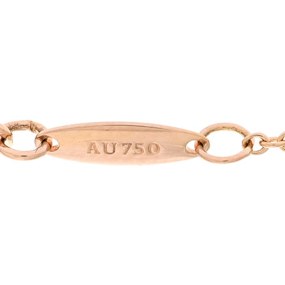 Tiffany 18K Rose Gold Diamond .17ct Elsa Peretti Diamonds by the Yard Pendant Necklace 5 of 6