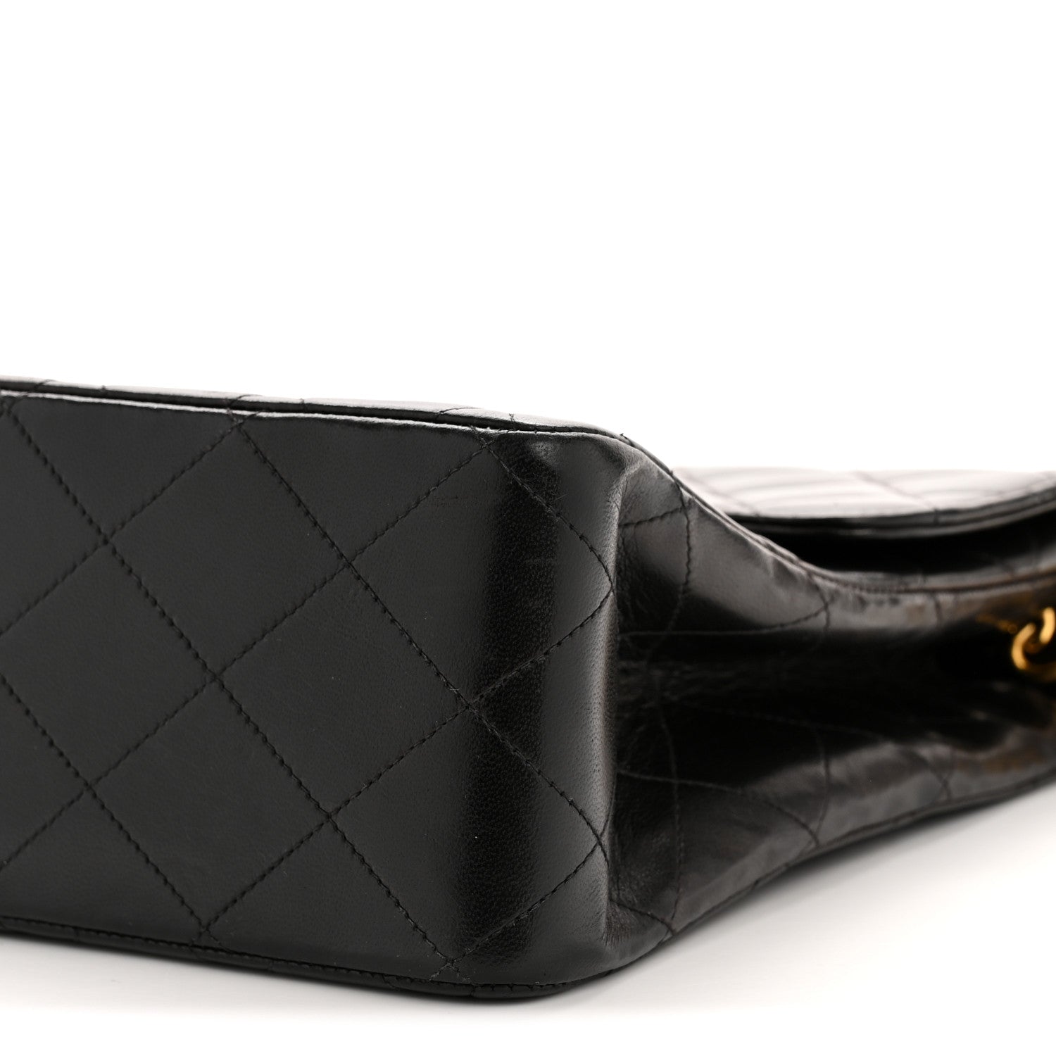 Chanel Lambskin Quilted Jumbo Single Flap Black 11 of 16