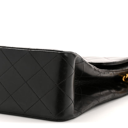 Chanel Lambskin Quilted Jumbo Single Flap Black 11 of 16