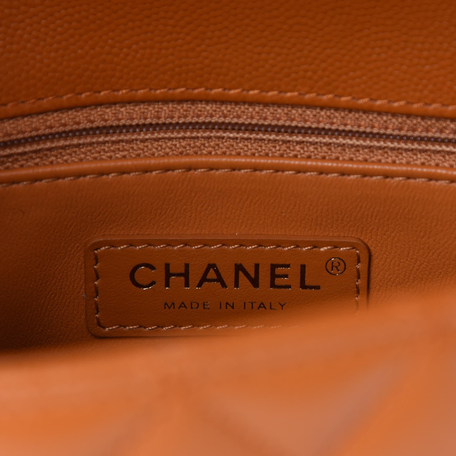 Chanel Caviar Quilted Mini Coco Handle Flap Light Brown 8 of 11