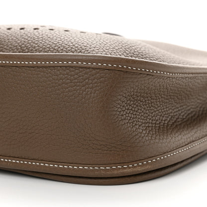 Hermes Taurillon Clemence Evelyne III PM Etoupe 10 of 12