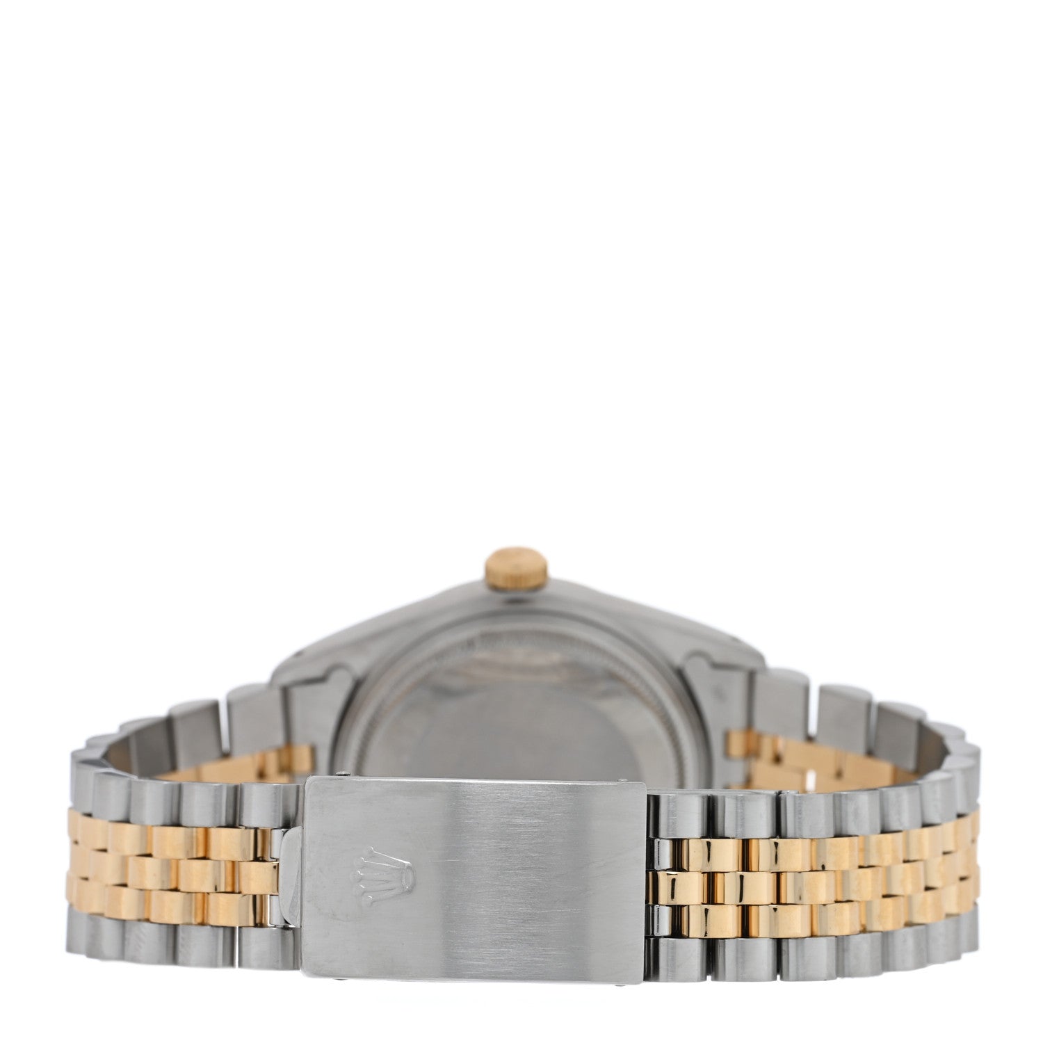 Rolex Stainless Steel 18K Yellow Gold Diamond 36mm Oyster Perpetual Datejust Watch Champagne 16013 3 of 4