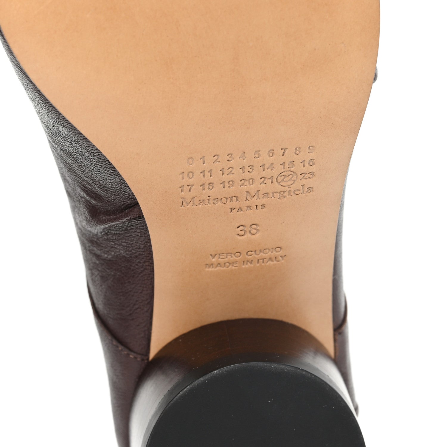 Maison Margiela Nappa New Ballerina 35mm Pumps 38 Brown 7 of 9