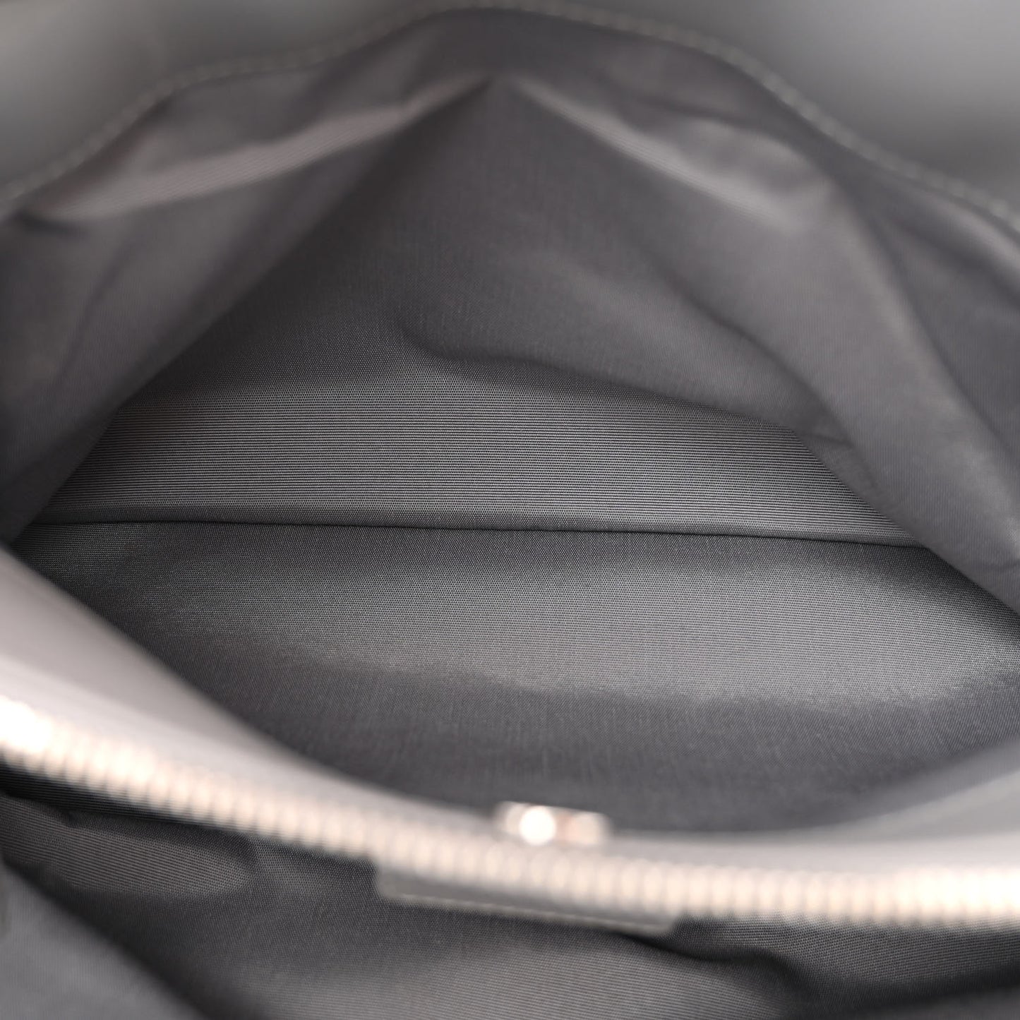 CHRISTIAN DIOR Lambskin Cannage Small Dior Soft Zipped Shopping Tote Grey