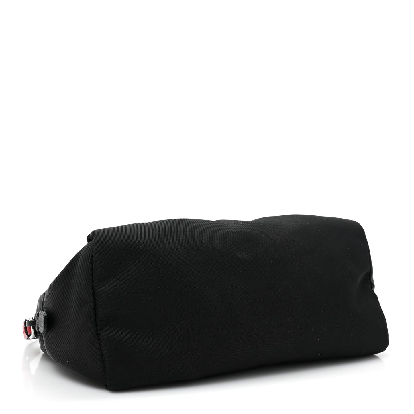 Tessuto Nylon Saffiano Smalto Wristlet Black