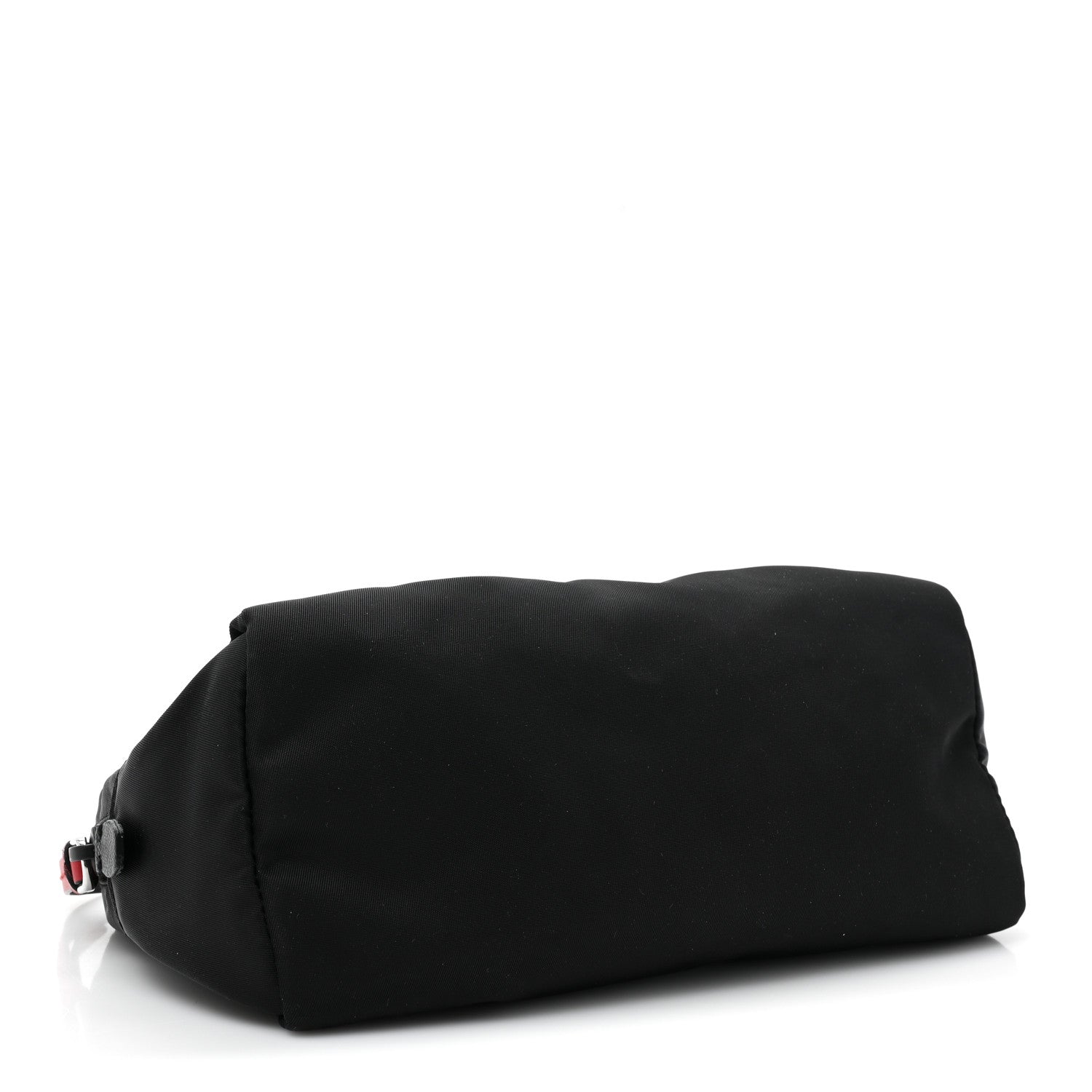 Prada Tessuto Nylon Saffiano Smalto Wristlet Black 4 of 8
