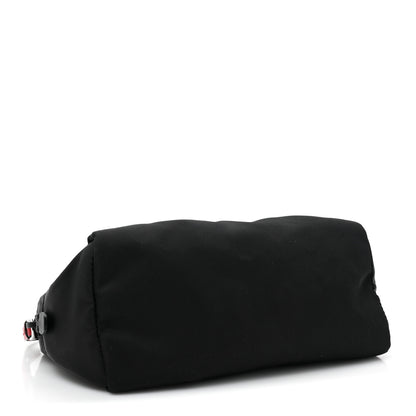 Prada Tessuto Nylon Saffiano Smalto Wristlet Black 4 of 8