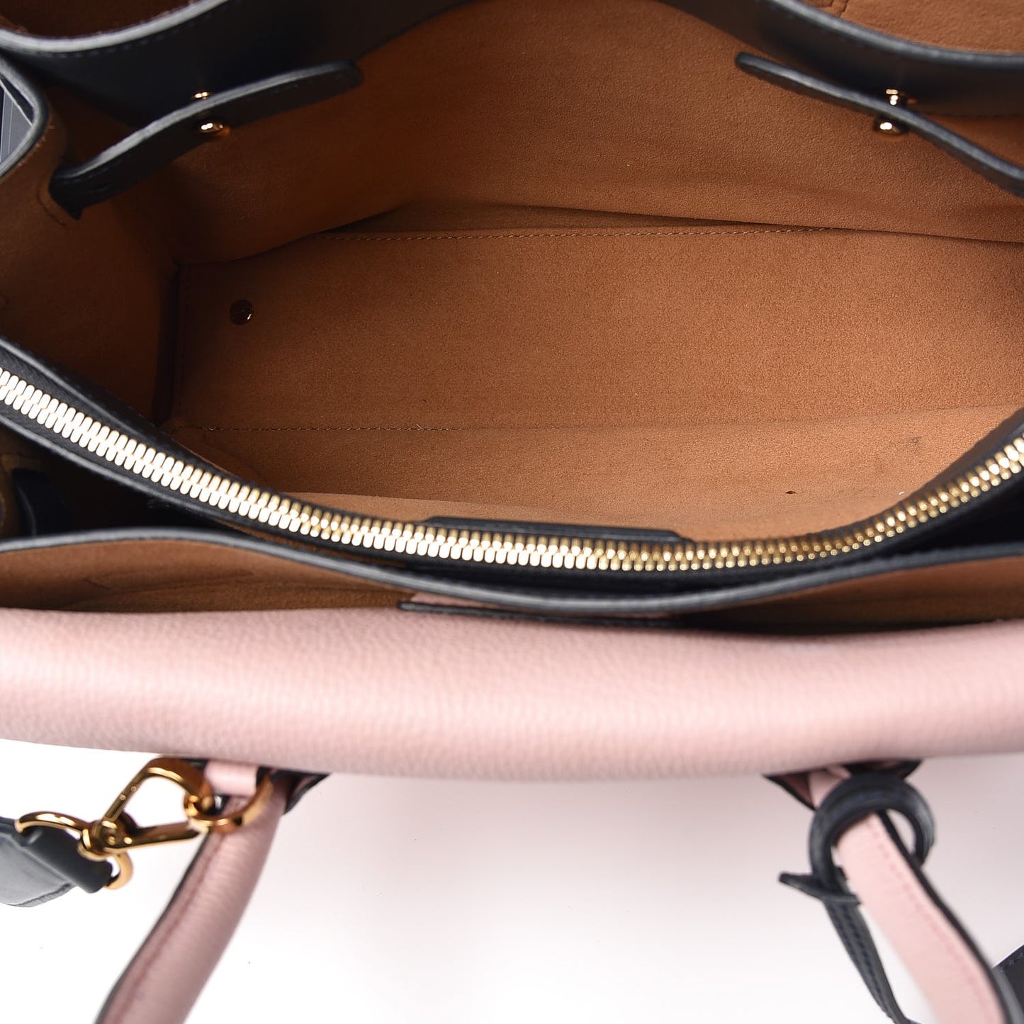 Grained Calfskin Medium Milla Tote Pale Mauve